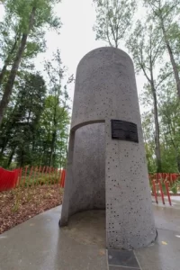 Column Curved Memorial Plaque